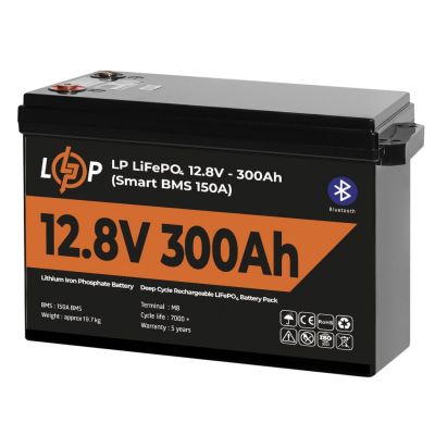     LiFePo4 LogicPower 12.8V - 300Ah (3840Wh) (30383) -  3