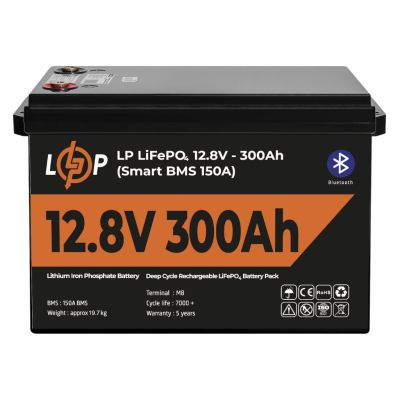     LiFePo4 LogicPower 12.8V - 300Ah (3840Wh) (30383) -  1