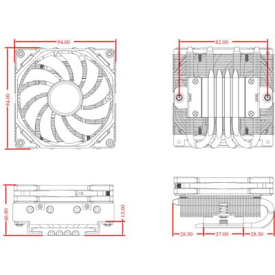    ID-Cooling IS-40-XT BLACK -  9