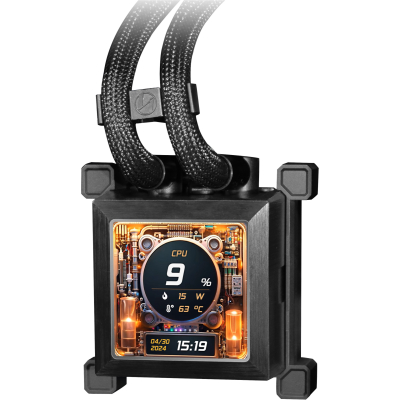    Lian Li HydroShift LCD 360TL, Black (G89.GHSLCD36TB.00) -  3