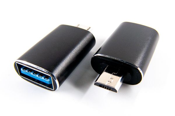  Dengos OTG USB-microUSB Black (ADP-017) -  1