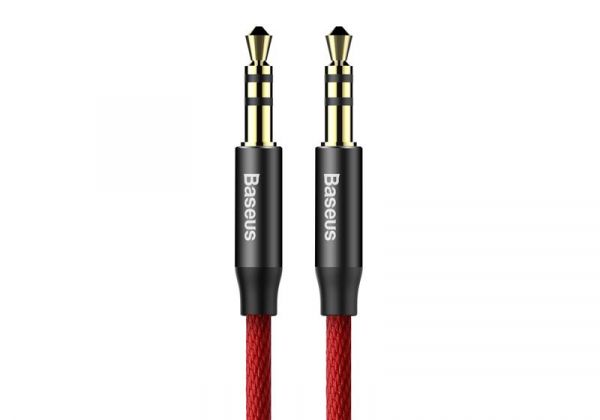   Baseus Yiven Audio Cable M30 1.5M Red+Black CAM30-C91 -  1