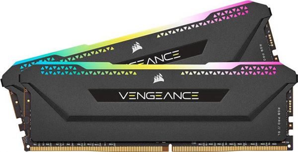   DDR4 2x8GB/3200 Corsair Vengeance RGB Pro SL Black (CMH16GX4M2Z3200C16) -  1