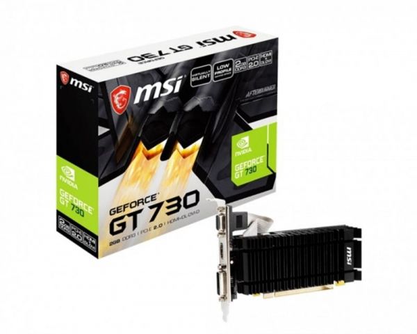 MSI GeForce GT730 2GB DDR3 low profile silent N730K-2GD3H/LPV1 -  1
