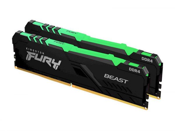   DDR4 2x32GB/3200 Kingston Fury Beast RGB (KF432C16BB2AK2/64) -  2