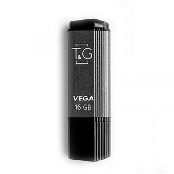 USB Flash Drive 16Gb T&G 121 Vega series Grey (TG121-16GBGY) -  2