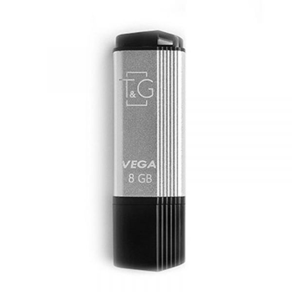 USB Flash Drive 8Gb T&G 121 Vega series Silver (TG121-8GBSL) -  2