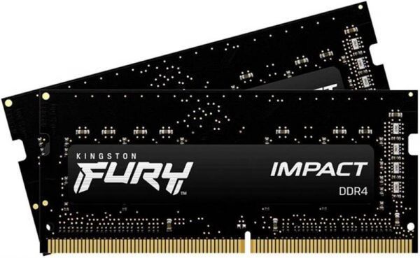 SO-DIMM 2x16GB/3200 DDR4 Kingston Fury Impact (KF432S20IBK2/32) -  1