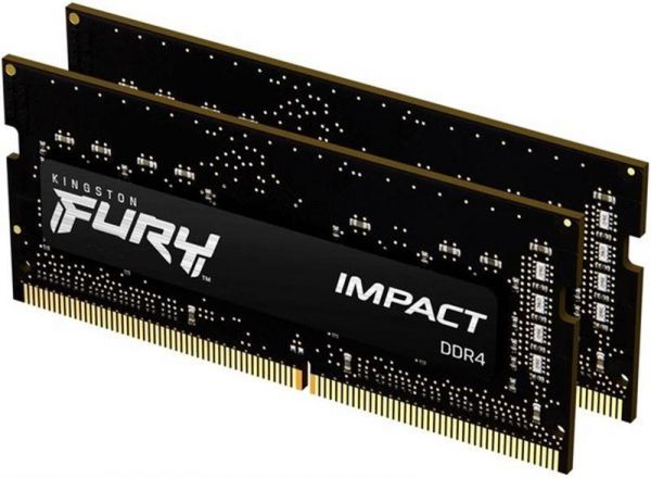 SO-DIMM 2x16GB/3200 DDR4 Kingston Fury Impact (KF432S20IBK2/32) -  2