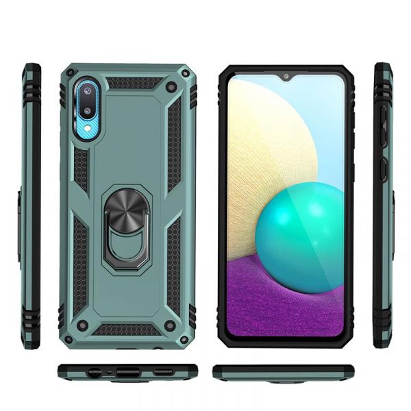 - BeCover Military  Samsung Galaxy A02 SM-A022/M02 SM-M022 Dark Green (706641) -  1