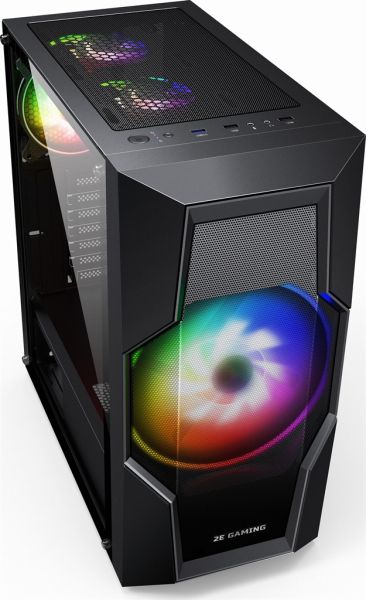  2E Gaming TURBO (G2057B), Black,  , Mid Tower,  ATX / Micro ATX / mini-ITX, 1x200 ARGB Fan / 3x120 ARGB Fan,      (2E-G2057B) -  4