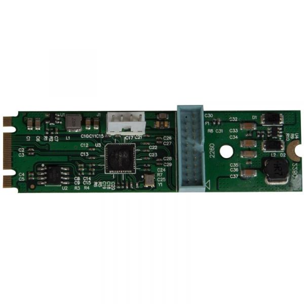   Frime (ECF-M2.M&Bto2USB3) M2-2xUSB3.0, NEC720201 -  1