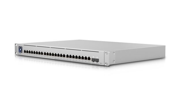  Ubiquiti UniFi USW-Enterprise-24-PoE (12x2.5GE PoE+,12xGE PoE+, 2xSFP+, max PoE 400W, L3) -  1