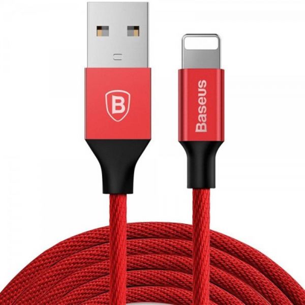  USB 2.0 Lightning - 1.2  Baseus Yiven Red<N>(W) CALYW-09 -  1