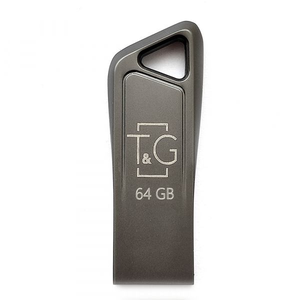 USB 3.0 Flash Drive 64Gb T&G 114 Metal series Silver (TG114-64G3) -  1