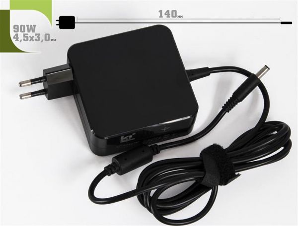   1stCharger   Dell 90W 19.5V 4.62A 4.5x3.0 Wall Mount Retail BOX (WM1ST19.5V90W4530D) -  1