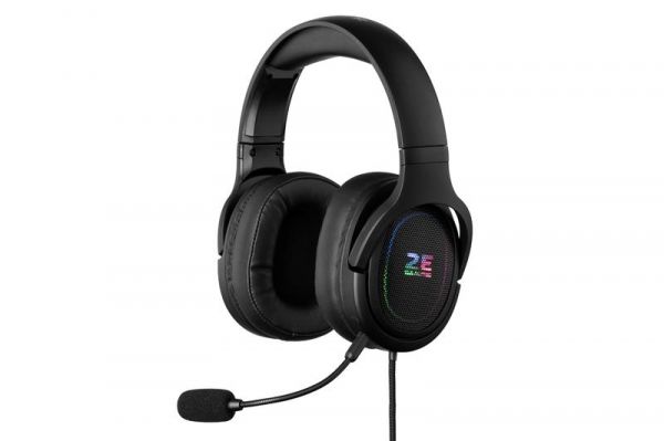  2E HG330 GAMING, Black, 2x3.5  + USB  , ,  50 , RGB , 32 , 2  (2E-HG330BK) -  1