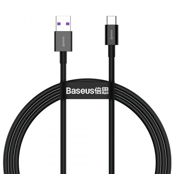  Baseus Superior Fast Charging USB-USB-C, 1 Black (CATYS-01) -  1