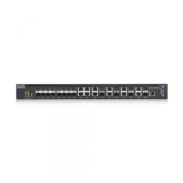  ZYXEL XS3800-28 (XS3800-28-ZZ0101F) (4x10GE, 8x10GE/SFP+, 16xSFP+,  ( 4), 2   AC, L3 Lite) -  2