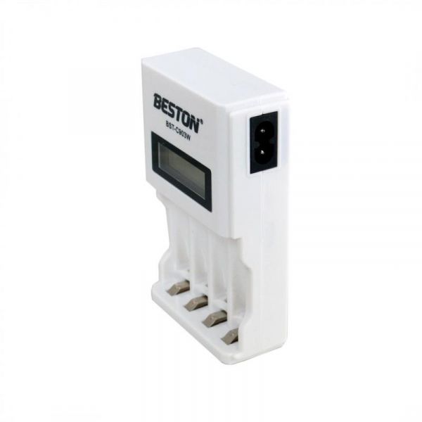  - Beston BST-C903W, White, 4 x AA/AAA Ni-Cd/Ni-MH,  , LCD  (AAB1850) -  2