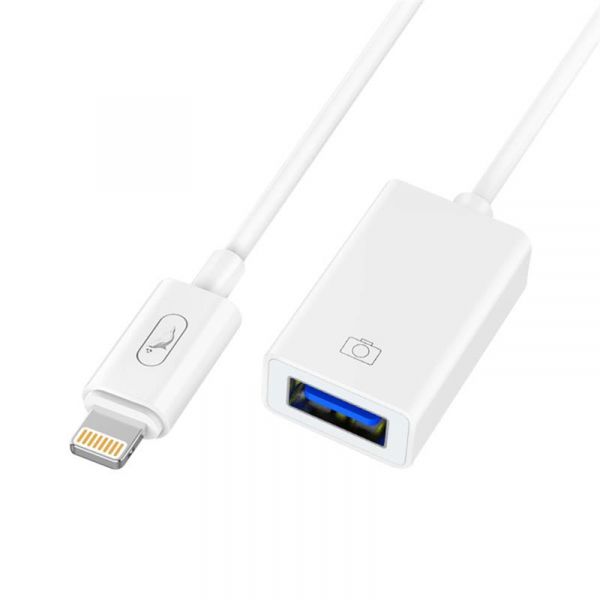  SkyDolphin OT01 OTG Lightning - USB White (ADPT-00028) -  1