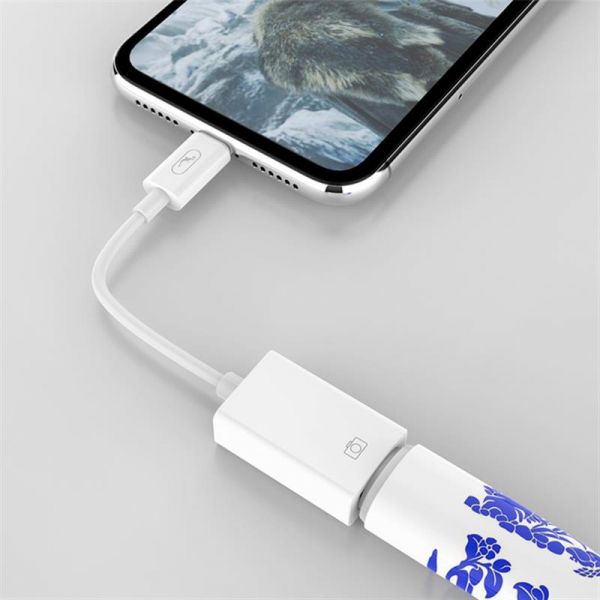  SkyDolphin OT01 OTG Lightning - USB White (ADPT-00028) -  3