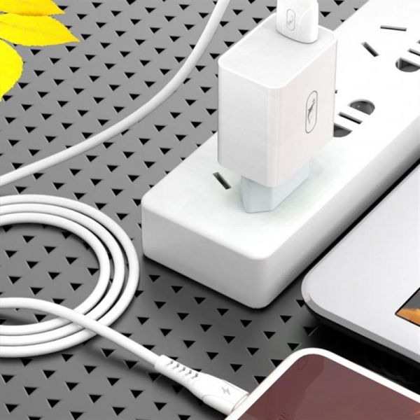  SkyDolphin S08V USB - microUSB 1, White (USB-000564) -  2