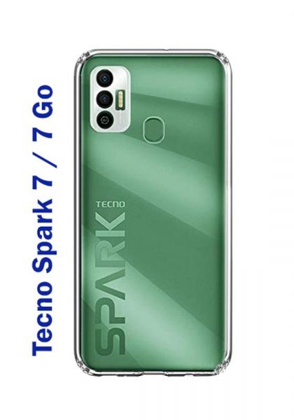 - BeCover  Tecno Spark 7/7 Go Transparancy (706949) -  1