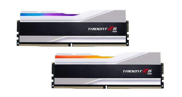  `i DDR5 2x16GB/8000 G.Skill Trident Z5 RGB Silver (F5-8000J3848H16GX2-TZ5RS) -  1