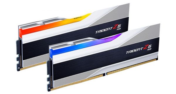 DDR5 2x16GB/6000 G.Skill Trident Z5 RGB Silver (F5-6000J3636F16GX2-TZ5RS) -  2
