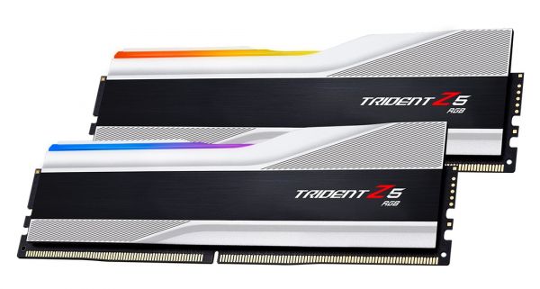   DDR5 2x16GB/5200 G.Skill Trident Z5 RGB Silver (F5-5200J4040A16GX2-TZ5RS) -  4