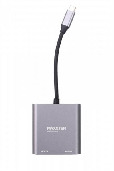  Maxxter V-CM-2HDMI USB-C  2 HDMI (2  ) -  3