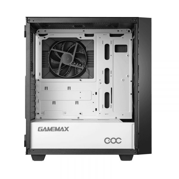  GameMax Brufen C3 BW, Black, Midi Tower,  ,  ATX / Micro ATX / Mini ITX, 1x120  ARGB Fan,     , 436210461  (Brufen C3 BW) -  7