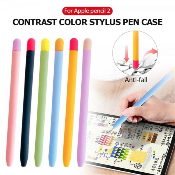  Goojodoq Matt 2 Golor TPU   Apple Pencil 2 Blue/Orange (1005002071193896BO) -  6