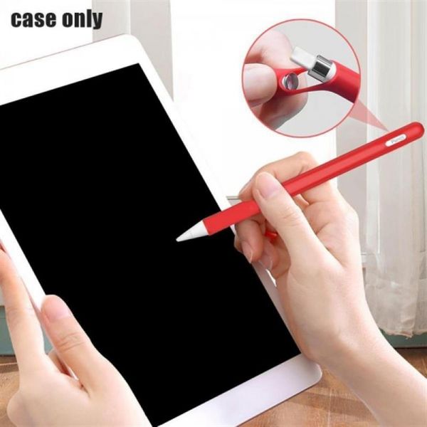  Goojodoq Button Magnetic TPU   Apple Pencil 2 Red (1005001784825742R) -  4