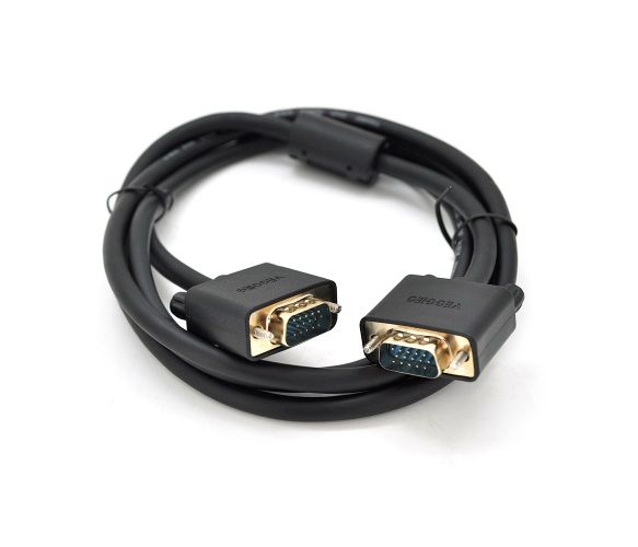  Veggieg (YT-VGA(M)/(M)3+6VG-1.5/19693) VGA-VGA, 1.5, Black,  Gold,  -  1