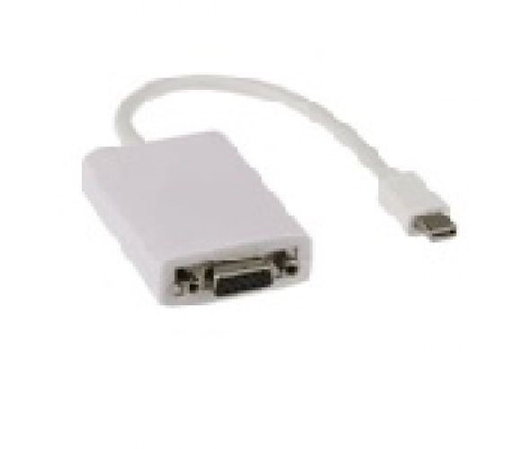  Voltronic mini DisplayPort - VGA (M/F), 0.3 , White (YT-C-mnDP(M)/VGA(M)-W/08631) -  1