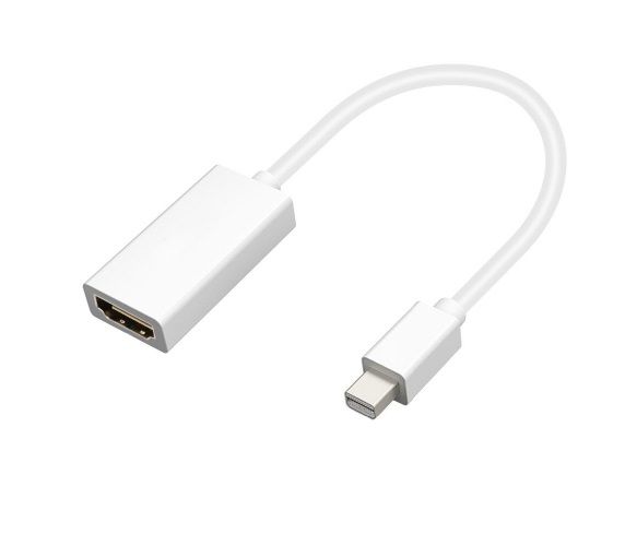  Voltronic Mini DisplayPort - HDMI White (YT-C-mnDP(M)/HDMI(F)-B-W/08627) -  1