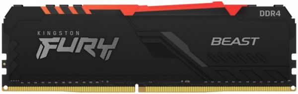  ` DDR4 8GB/3200 Kingston Fury Beast RGB (KF432C16BB12A/16) -  1