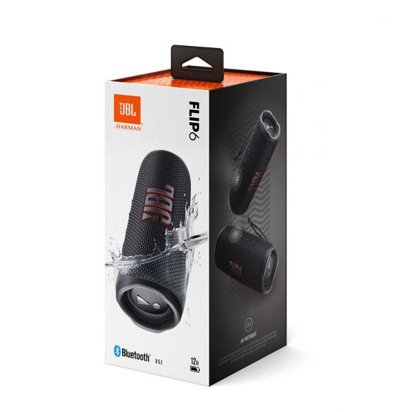    JBL Flip 6 Black (JBLFLIP6BLKEU) -  10