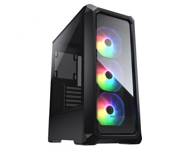  Cougar Archon 2 RGB Black,  , Mid Tower, ATX / Micro ATX / Mini ITX, 1xUSB 2.0, 2xUSB 3.0, 3x120  ARGB Fan,   -  1