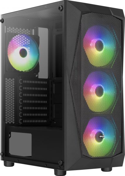  AeroCool Falcon (Falcon-G-BK-v2) Black   -  1