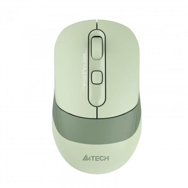  A4Tech Fstyler FB10C, Matcha Green, USB, , , BT+RF (Combo), 1200/1600/2000/2400 dpi, 125 Hz, 4 ,  Li  -  1