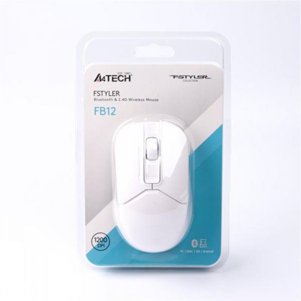   A4Tech FB12 White USB -  5