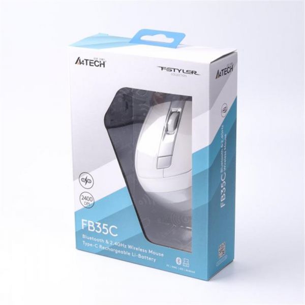  A4Tech Fstyler FB35C (Icy White), USB, Bluetooth/,  - -  5