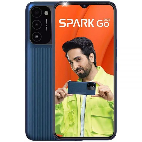  Tecno Spark Go 2022 (KG5m) 2/32GB Dual Sim Atlantic Blue (4895180776953) -  1