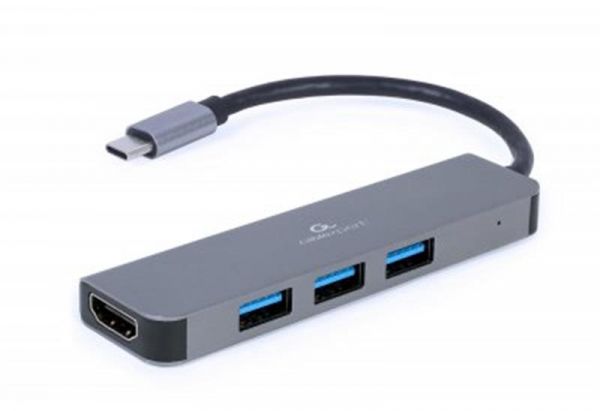  Cablexpert A-CM-COMBO2-01, USB-C 2--1 ( / HDMI),  -  1