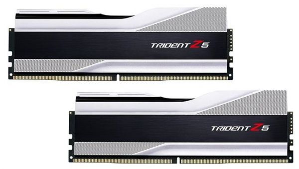  '  ' DDR5 32GB (2x16GB) 5600 MHz Trident Z5 Silver G.Skill (F5-5600J4040C16GX2-TZ5S) -  1