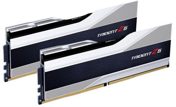  '  ' DDR5 32GB (2x16GB) 5600 MHz Trident Z5 Silver G.Skill (F5-5600J4040C16GX2-TZ5S) -  2