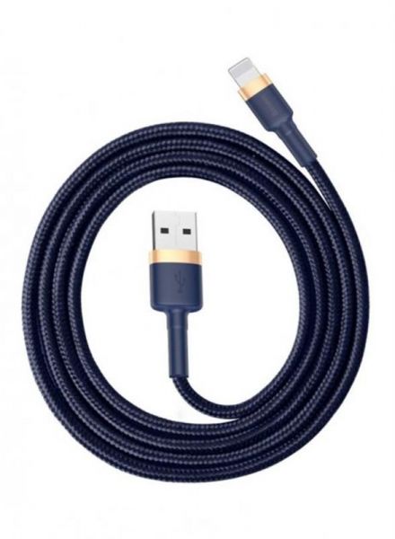   USB 2.0 AM to Lightning 1.0m 2.4A Cafule Blue-Gold Baseus (CALKLF-BV3) -  1